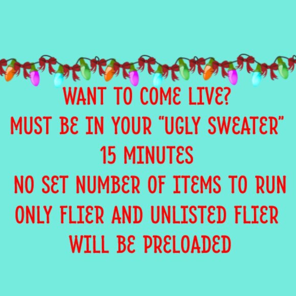 12/6 ALL DAY UGLY SWEATER COMMUNITY SHARE SHOW!! - Picture 2 of 3